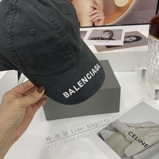 巴黎世家經典字母款男女款帆布鴨舌帽 balenciaga頂級版本棒球帽  mmj1617